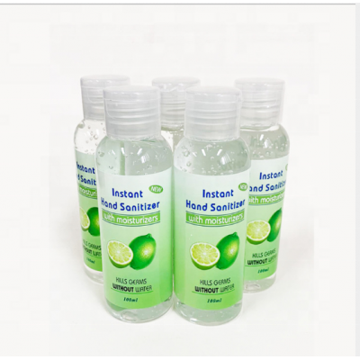 wholesale protection waterless hand sanitizer antibacterial instant portable 100ml hand sanitizer alcohol hand gel sanitizer