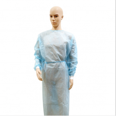 Wholesale disposable microfiber cloths protection suit body protection suit isolation gown PP non-woven fabrics protection suit